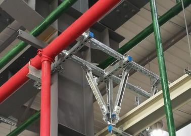 魏都该抗震支架的整体式支吊架结构协调性好